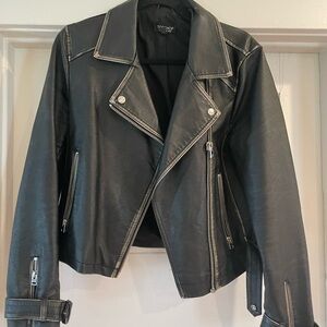 Top Shop black leather jacket